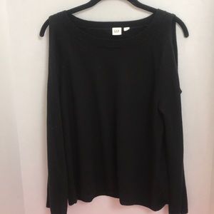 Cold shoulder sweater